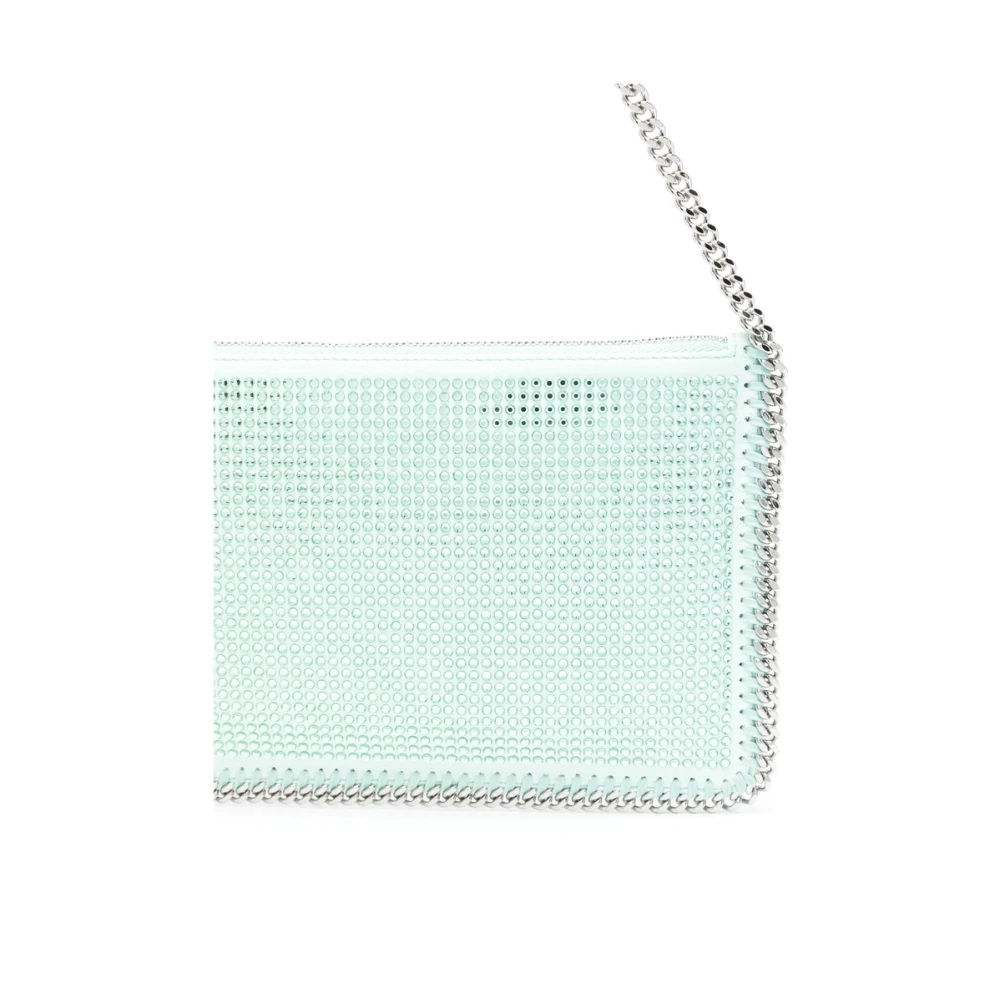 Stella Mccartney Kristalversierde Mintgroene Handtas Green Dames
