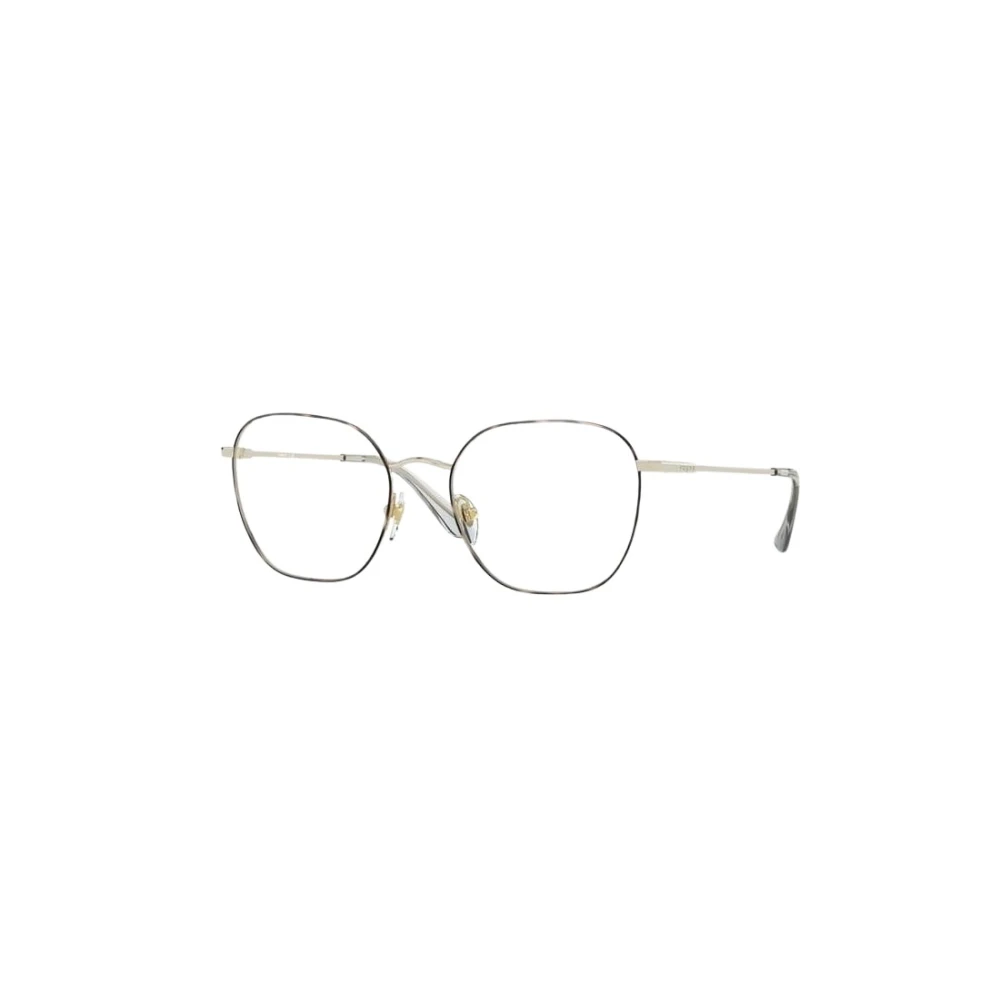 Vogue Rectangular Square Metal Glasses Havana 50mm - Image 6