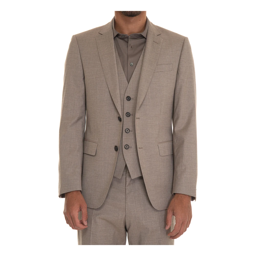 Boss Classic 3-delig pak met 2 knopen Beige Heren