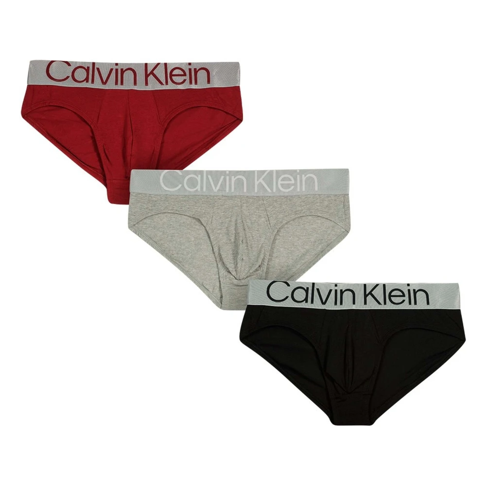 Calvin Klein 3-pack Hip Briefs, Uppgradera din underklädeslåda Multicolor, Herr