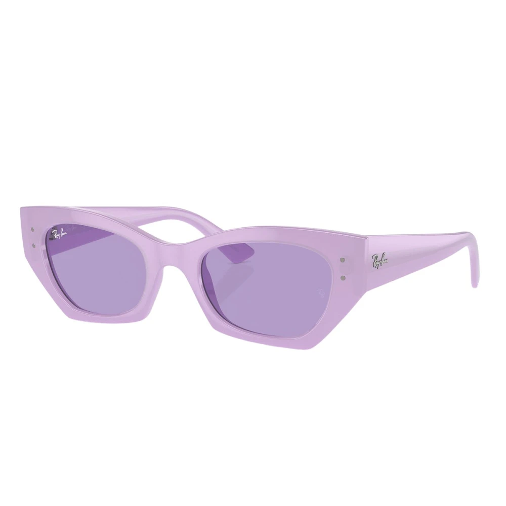 Ray-Ban Sunglasses Zena Bio-Based - Lilac Frame Violet Lenses 49-22, RB4430 - Image 3