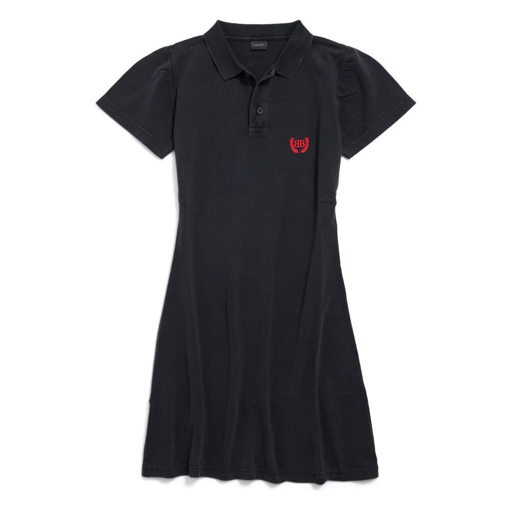 BALENCIAGA ブラック ミニワンピース 半袖 BALENCIAGA ブラック ミニワンピース 半袖 レディース