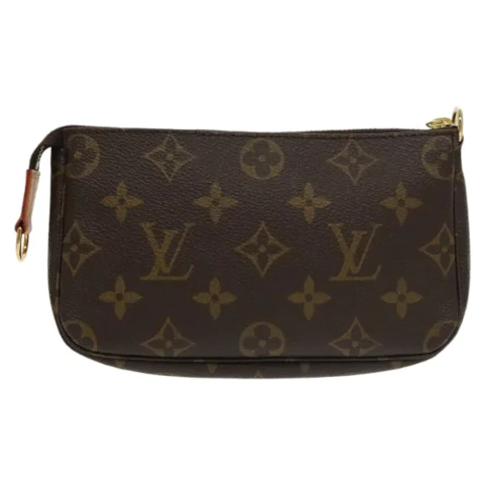 Louis Vuitton Vintage Pre-owned Canvas pouches Brown Dames