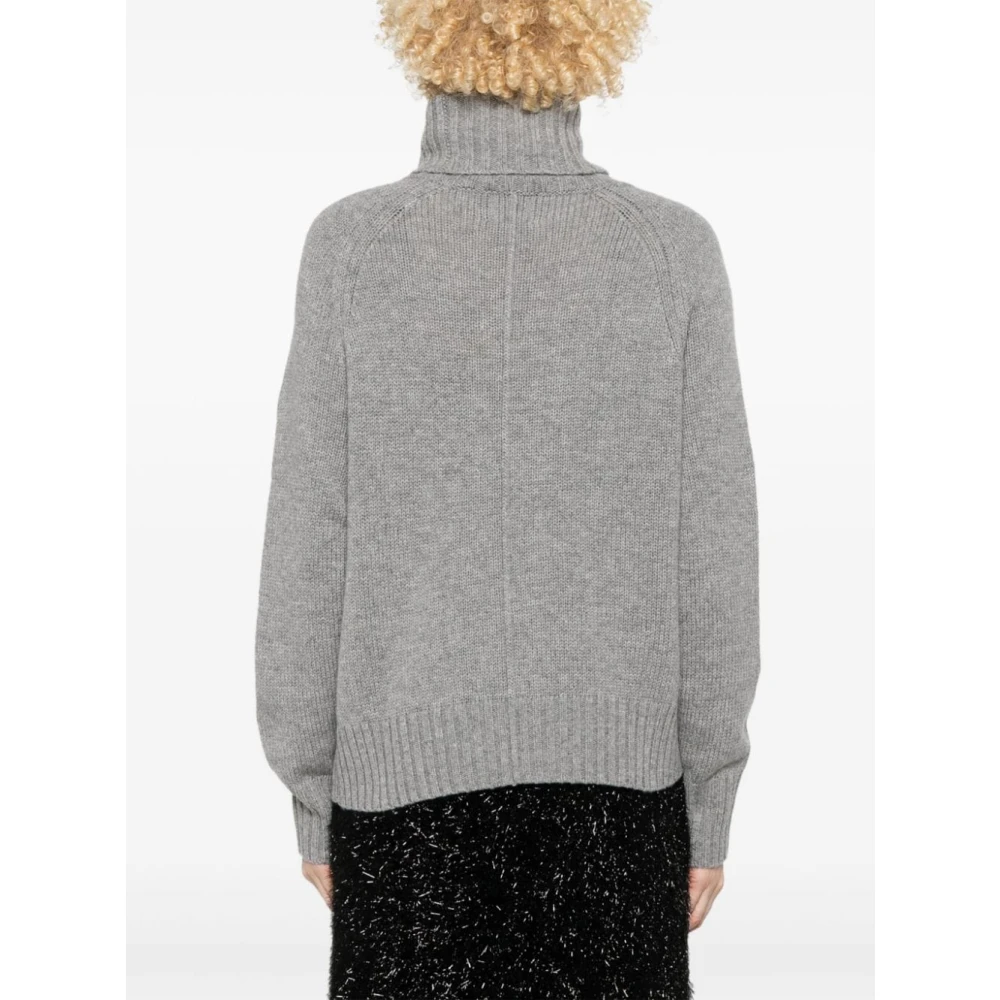 allude Turtleneck Sweater 1 1 Gray Dames
