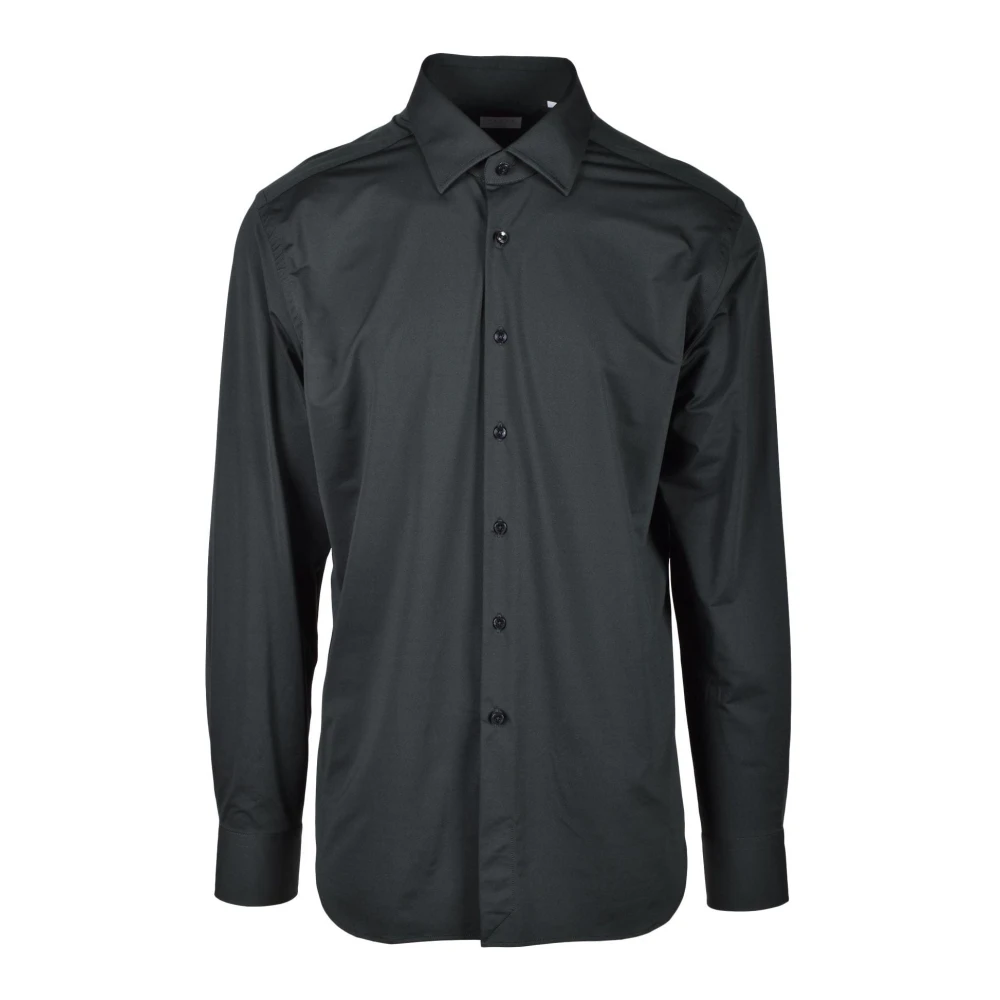 Xacus Elegante Shirt met Stretchstof Green Heren