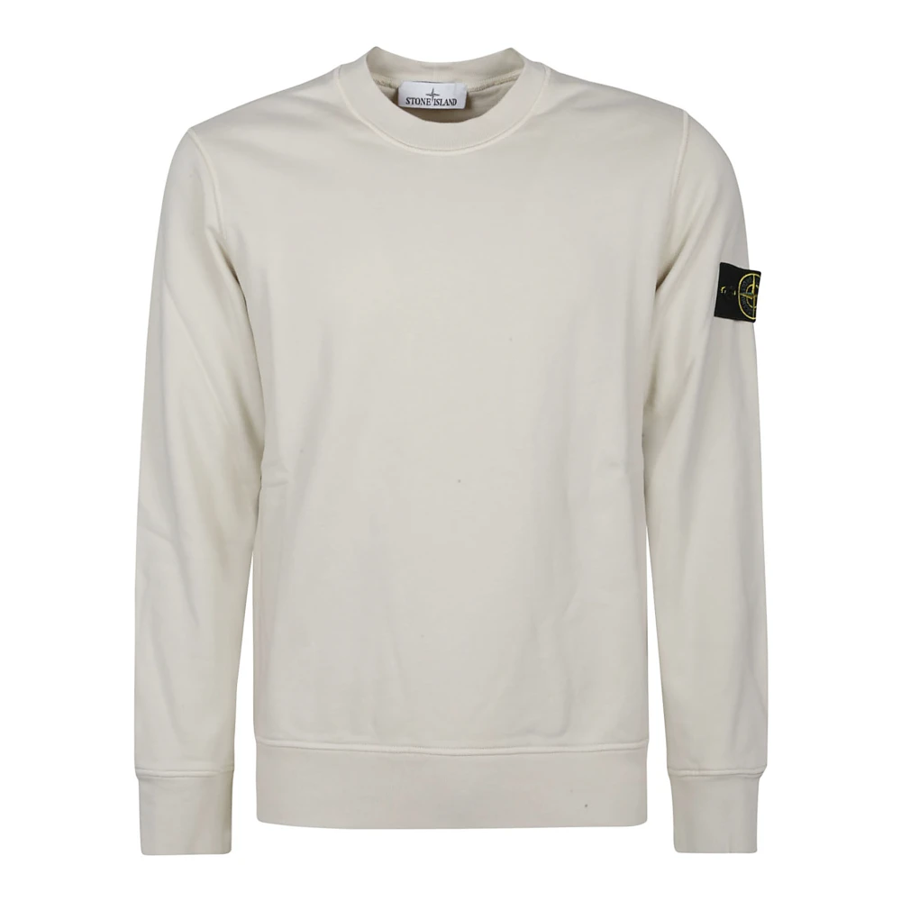 Stone Island Casual Hooded Sweatshirt voor mannen Beige Heren
