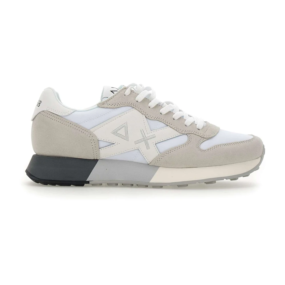 Sun68 Bicolour Heren Sneakers IJs Heren Schoenen Wit
