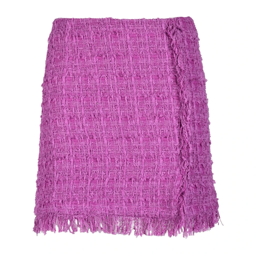 IRO Stijlvolle Katoenmix Trui Purple Dames