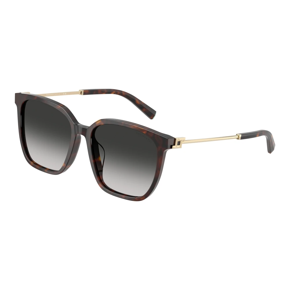 Tiffany Lunettes De Soleil Élégantes Avec Monture Noire Femme Accessoires Brun 56 Mm
