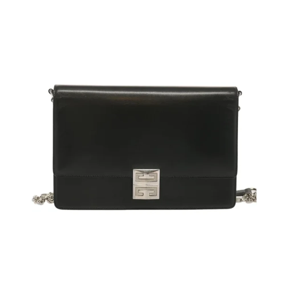 Givenchy Pre-owned Leather shoulder-bags Black Dames