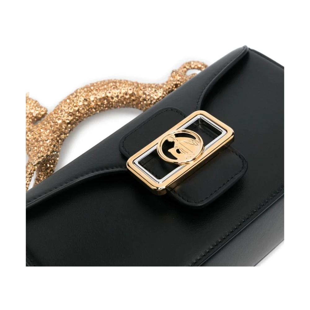 Lanvin Kattenhandvat Pennenzak met Strass Black Dames