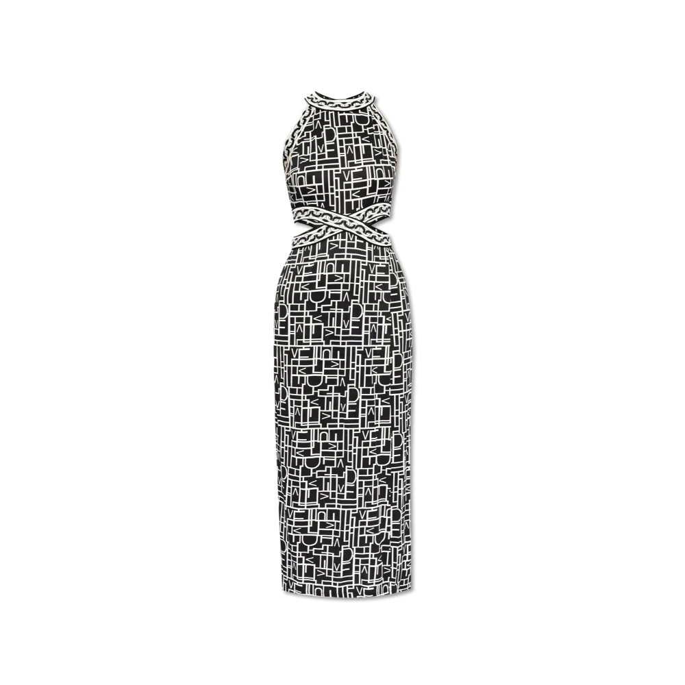 Diane Von Furstenberg Jurk met uitsparingen Black Dames