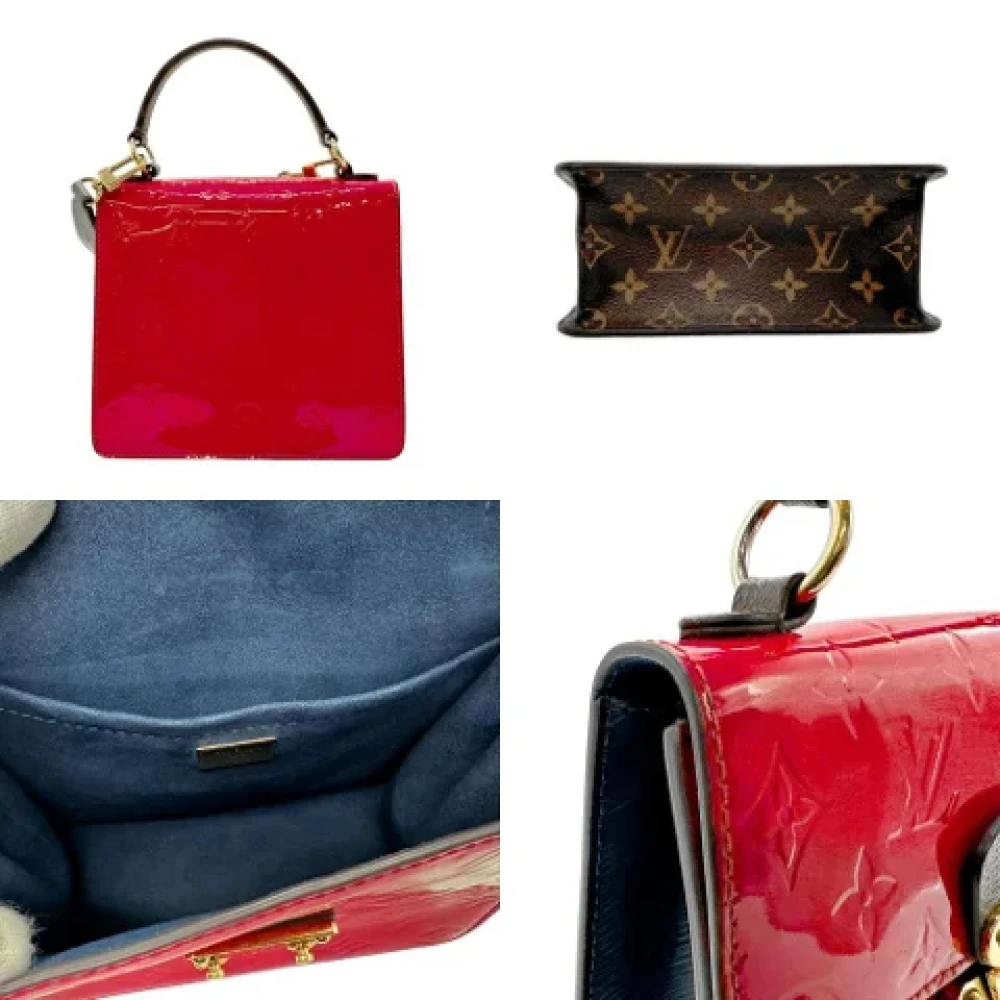 Louis Vuitton Vintage Pre-owned Leather handbags Red Dames