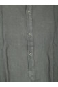 chemise-en-lin-vert-a-col-mandarin