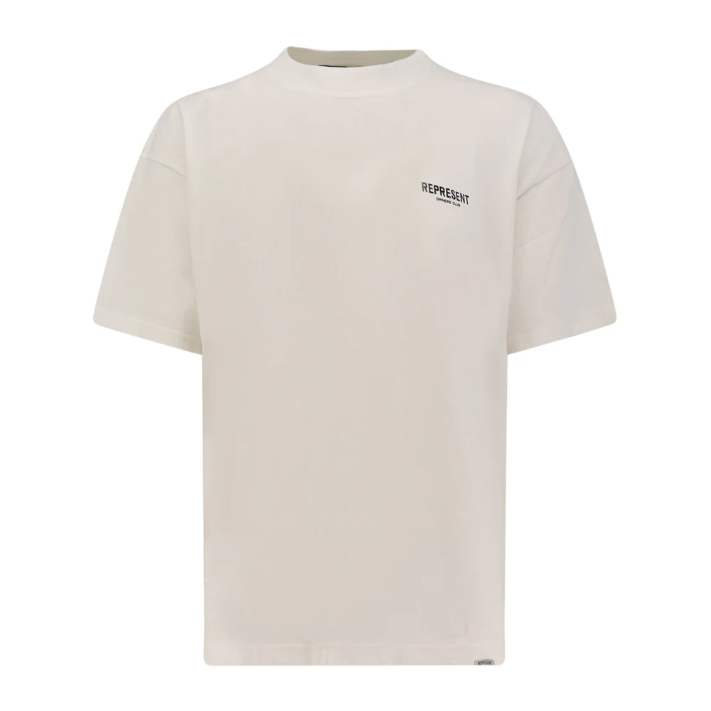 Represent Men's White T-Shirts, S, Owners Club T-Shirt