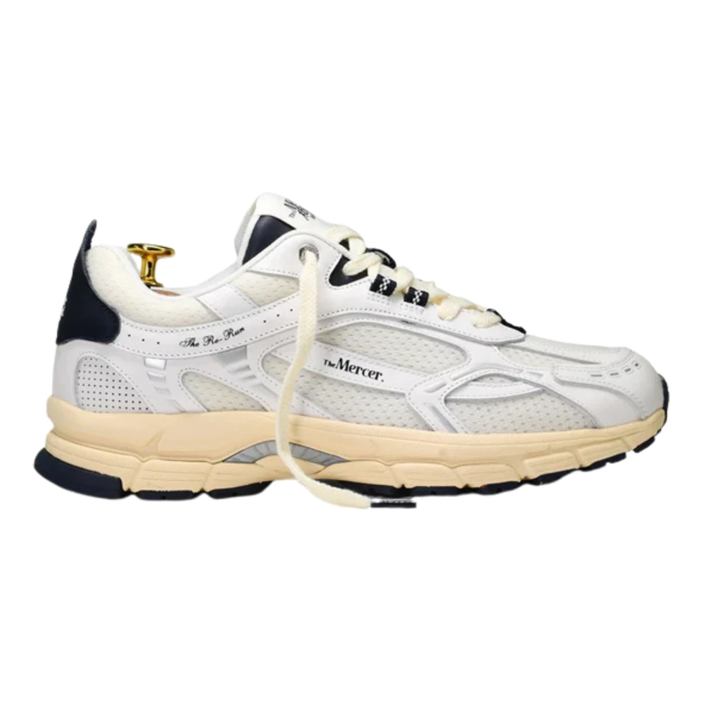 Mercer Amsterdam Women's White Sneakers, 6 Uk, Vintage Re-Run Trainers In