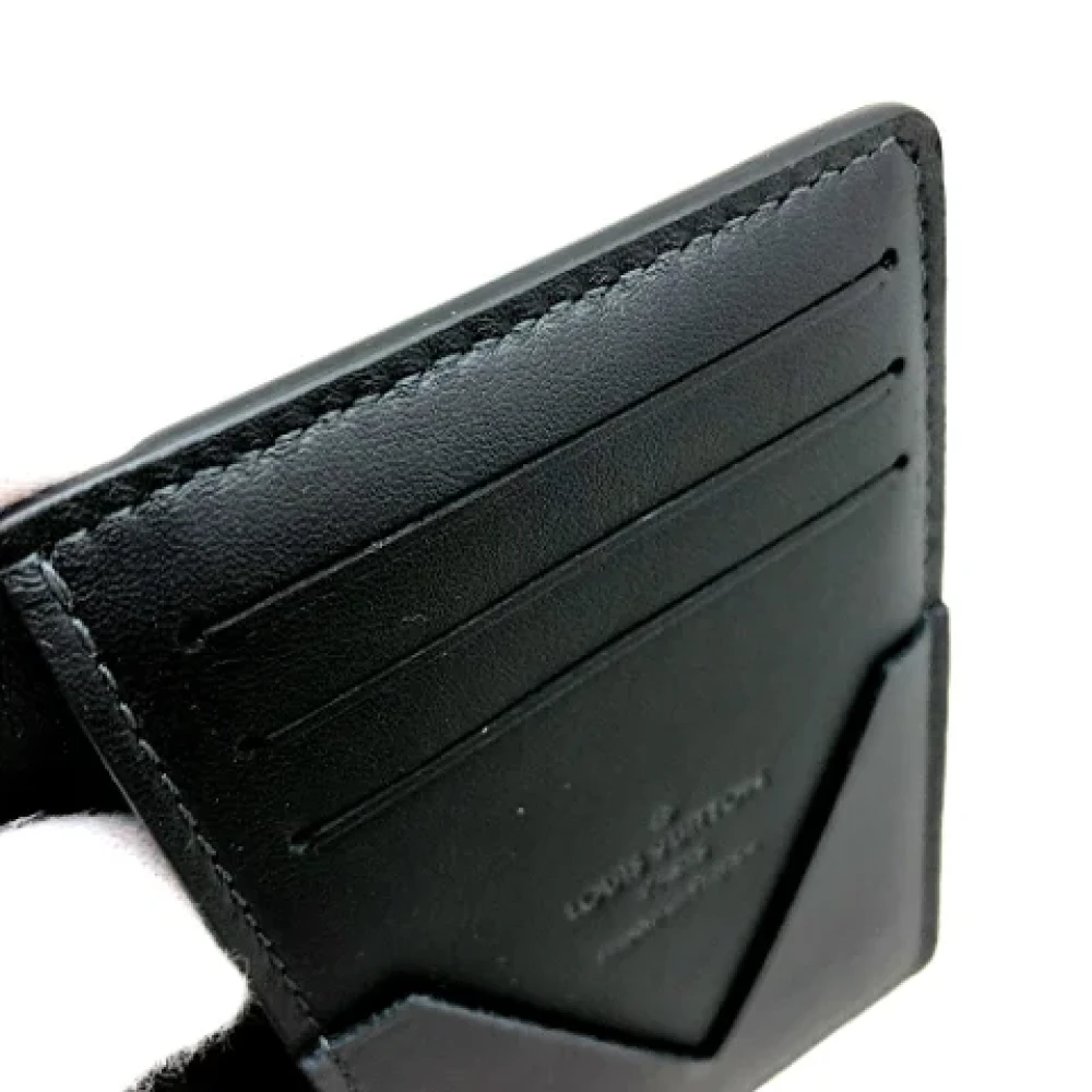 Louis Vuitton Vintage Pre-owned Leather home-office Black Heren