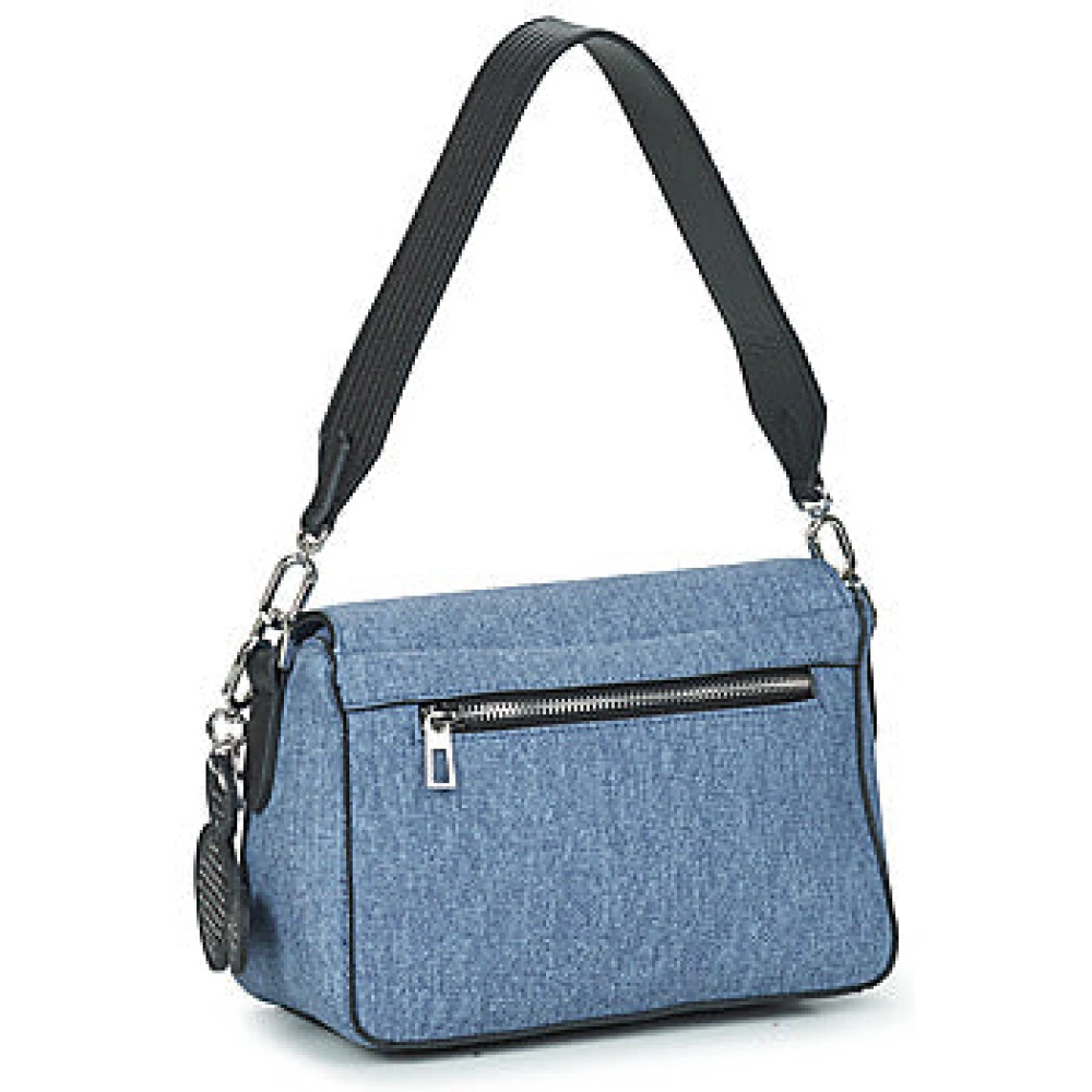 Desigual Mickey Denim Schoudertas Blauw Blue Dames