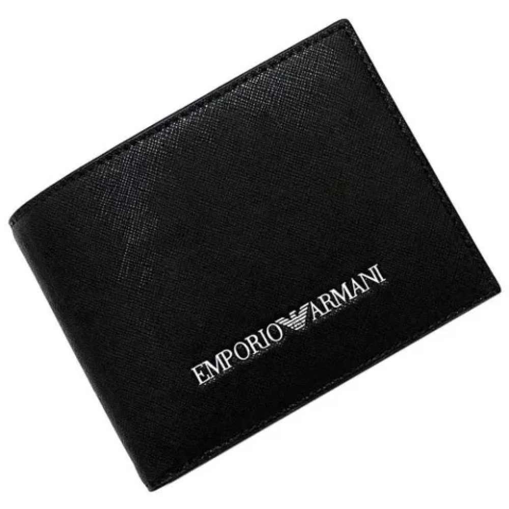 Armani Pre-owned Leather wallets Black Dames