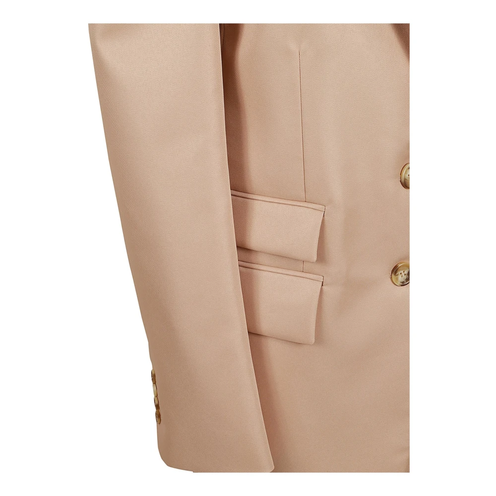 SPORTMAX Beige Blazer Verhoog Stijl Chic Verfijnd Beige Dames