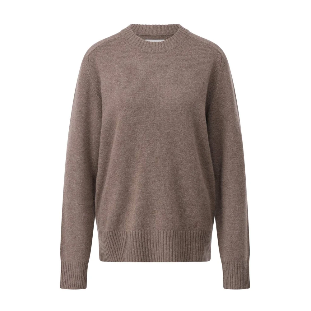 Loulou Studio Kasjmier Gebreide Trui Baltra Brown Dames