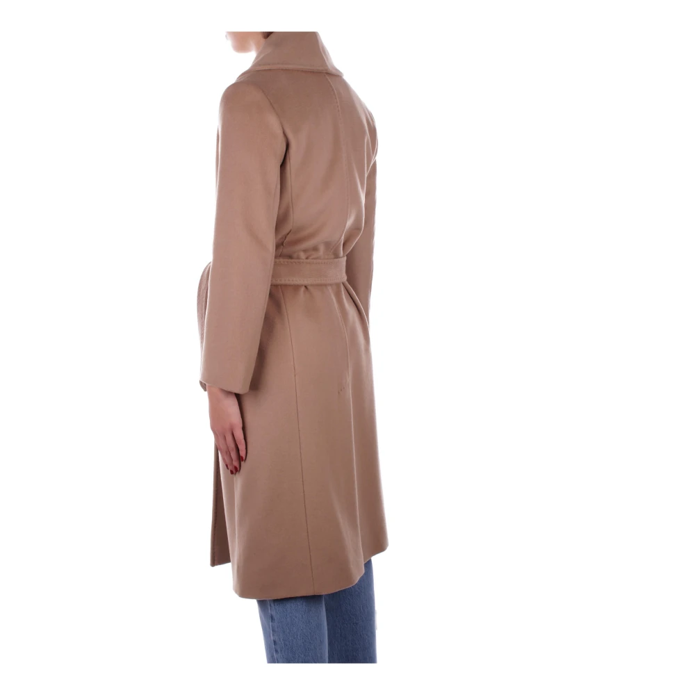Max Mara Kameeljas met Afneembare Riem Brown Dames