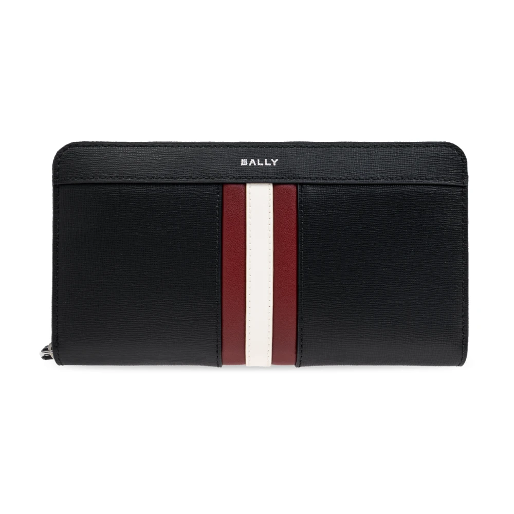 Bally Leren Portemonnee Black Heren