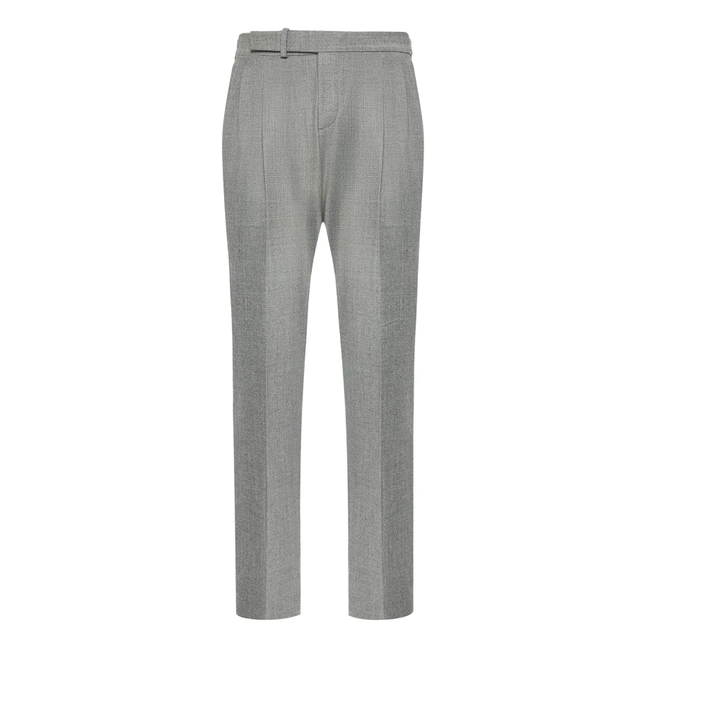 Boggi Milano Broek van stretch flanel Gray Heren