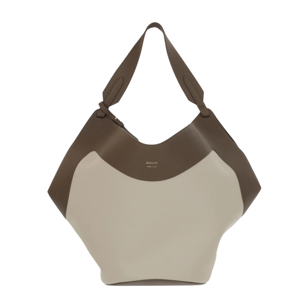 Khaite Women's Green Medium Lotus Tote