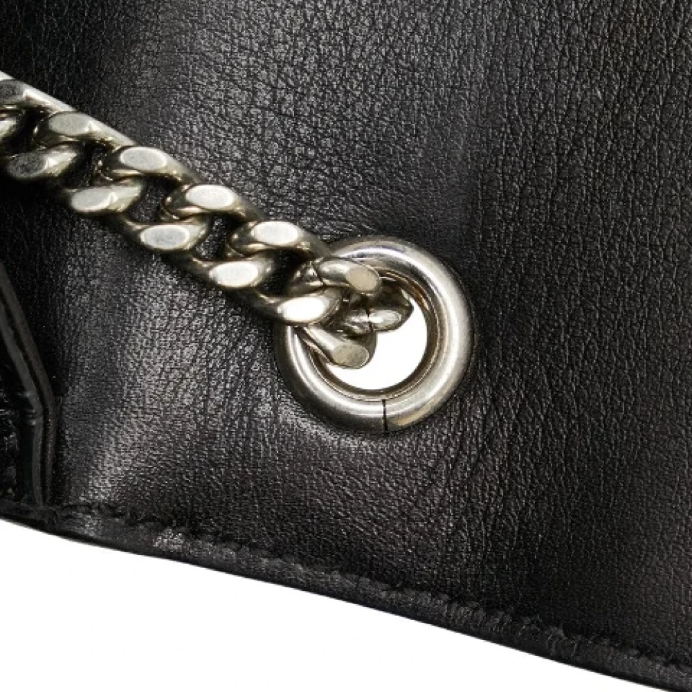 Yves Saint Laurent Vintage Pre-owned Leather shoulder-bags Black Dames