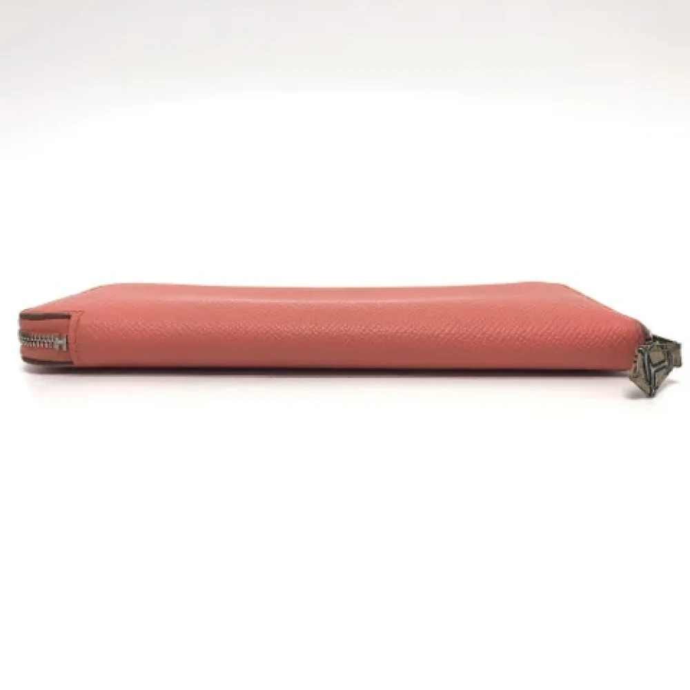 Hermès Vintage Pre-owned Leather wallets Pink Dames