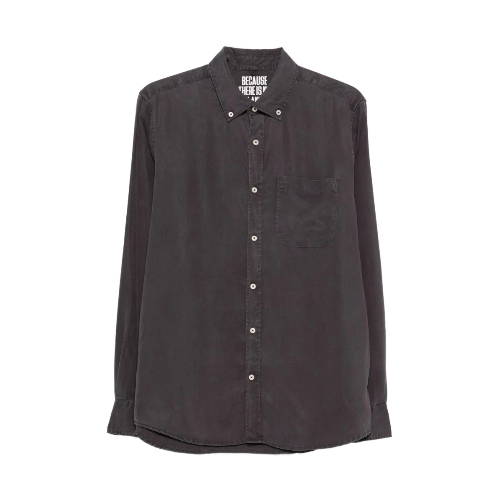 Ecoalf Gray Casual Shirts, Male, L, Shirt With Chest Pocket