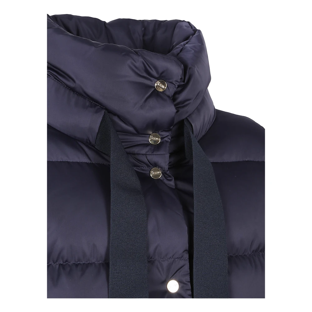 Herno Blue Goose Donzen Gevoerde Jas Blue Dames