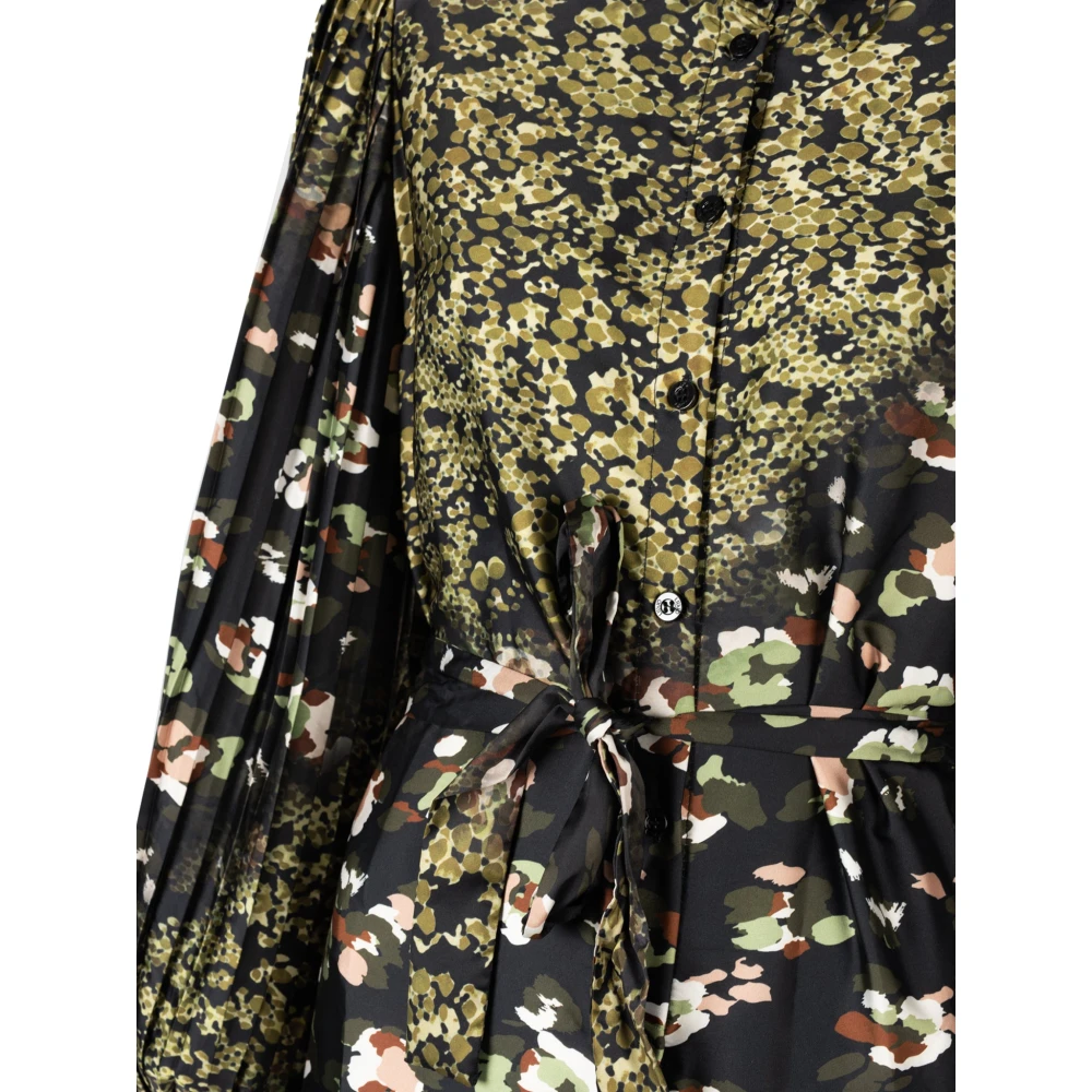 Liu Jo Elegante Mini Jurk met Kraag Multicolor Dames