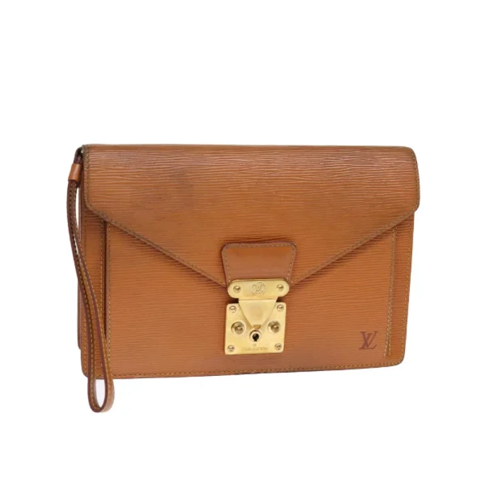 Louis Vuitton Vintage Pre-owned Leather handbags Brown Dames