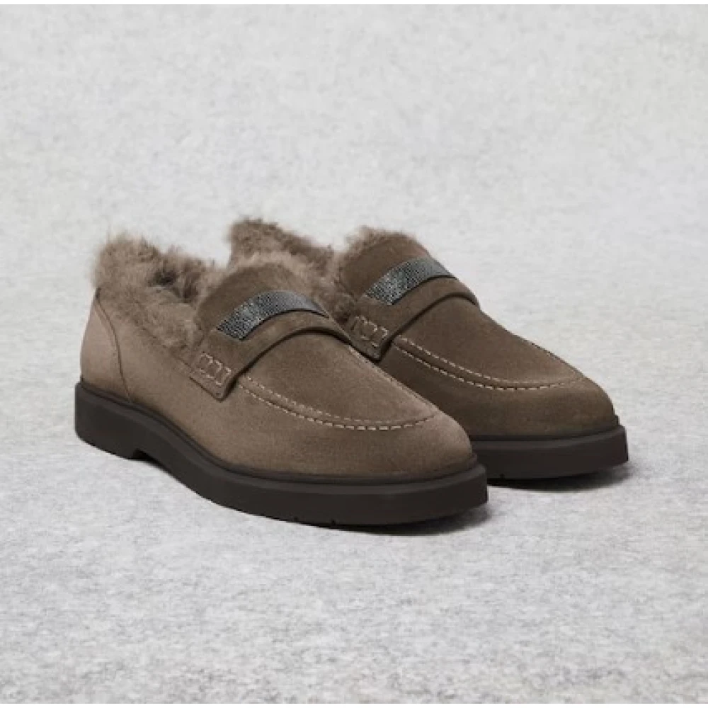 BRUNELLO CUCINELLI LE Loafers voor vrouwen Brown Dames