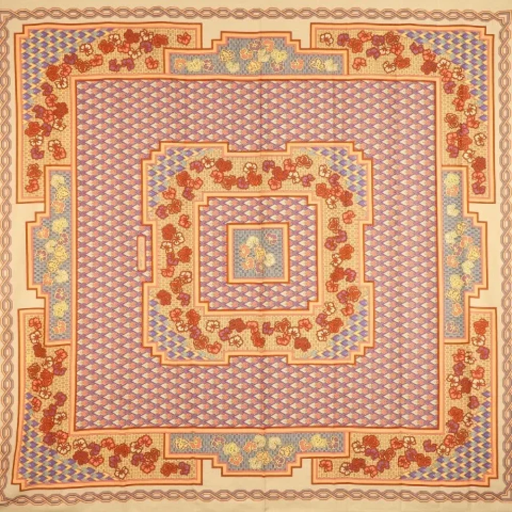 Hermès Vintage Pre-owned Cashmere scarves Multicolor Dames