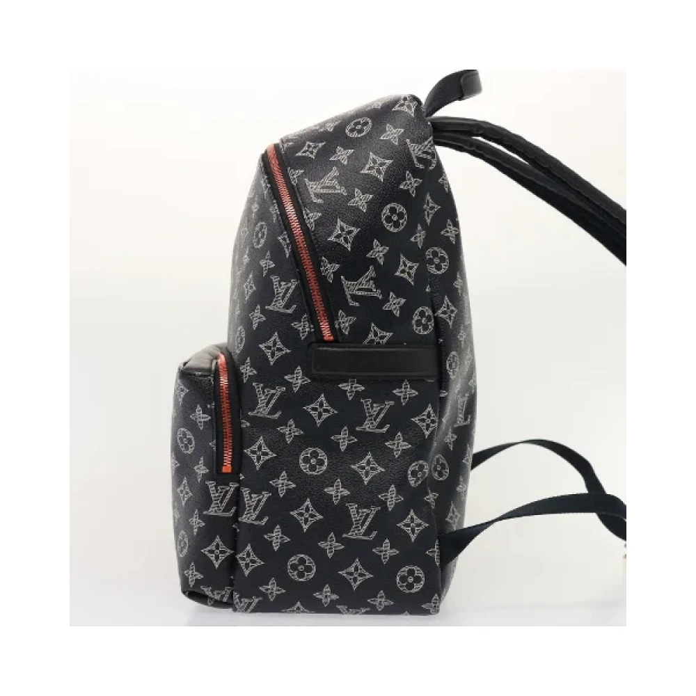 Louis Vuitton Vintage Pre-owned Coated canvas backpacks Blue Dames