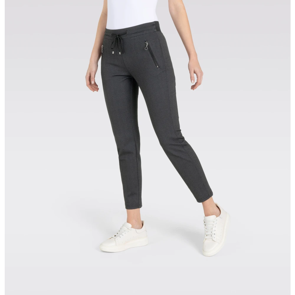 MAC Lichte Jersey Easy Jeans Gray Dames