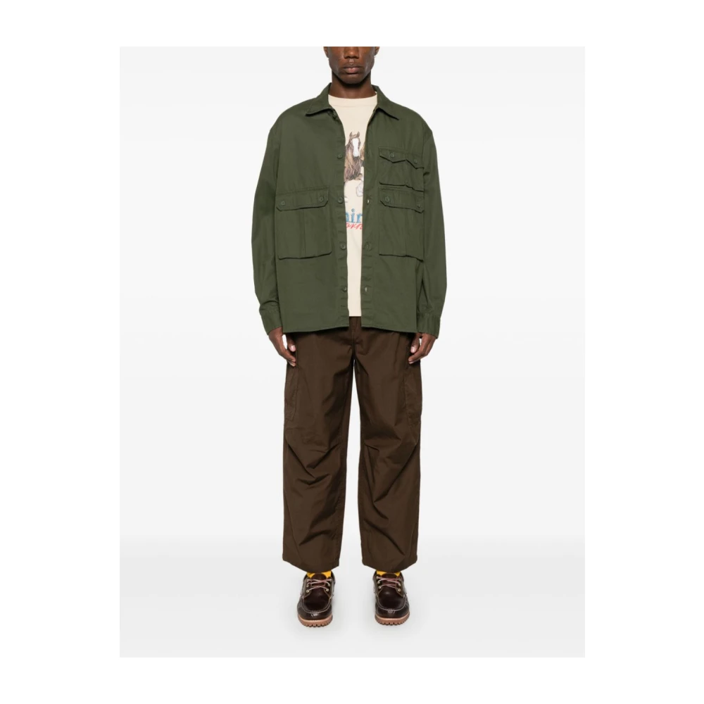 Carhartt WIP Cargo broek met militair geïnspireerd ontwerp Brown Heren