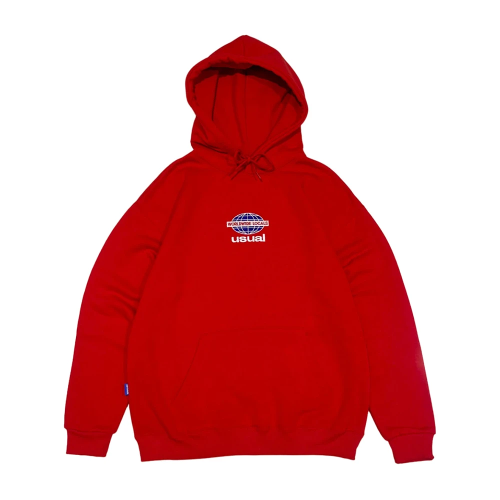 Usual Katoenen Gebreide Truien en Sweaters Red Heren