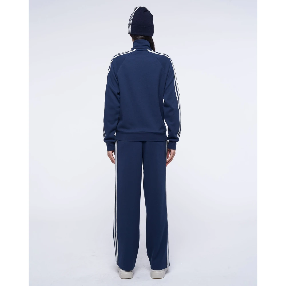 John Richmond Acetaat sweatshirt met banden Blue Dames