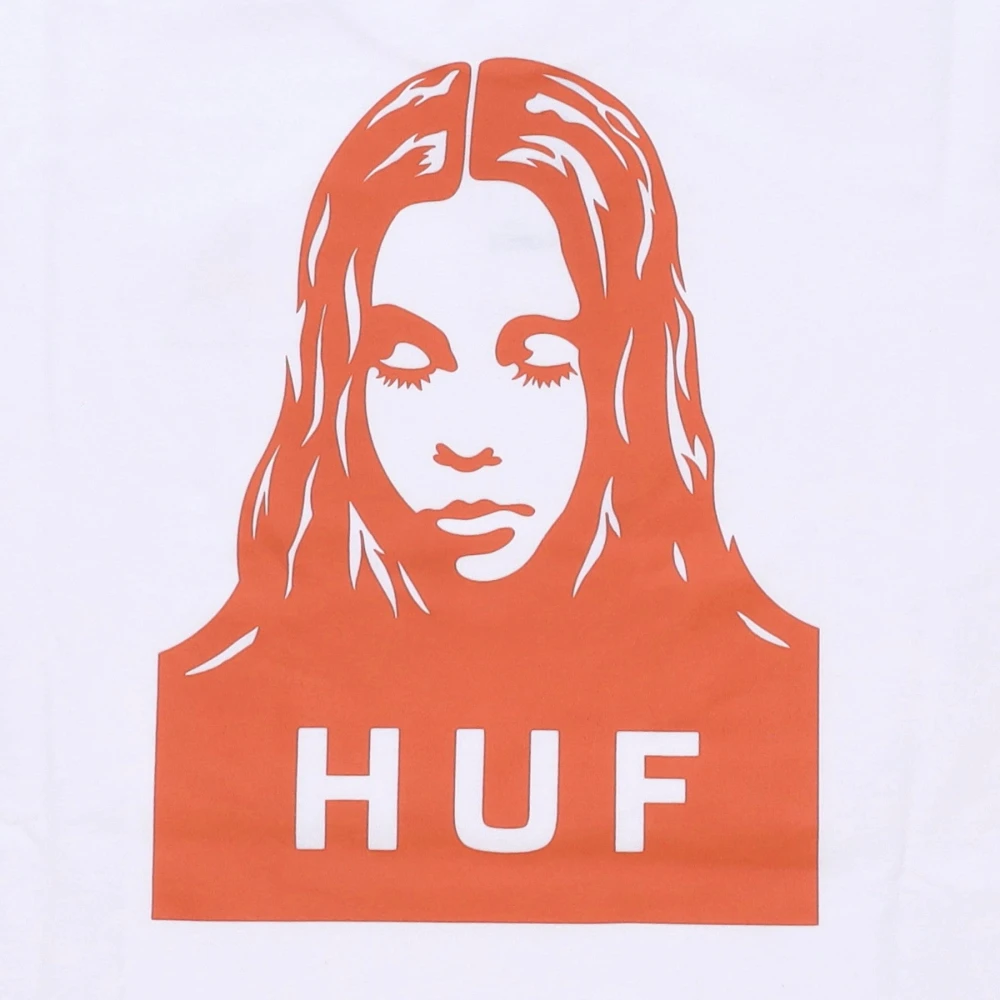 HUF Relax Tee X-girl Wit T-shirt White Dames