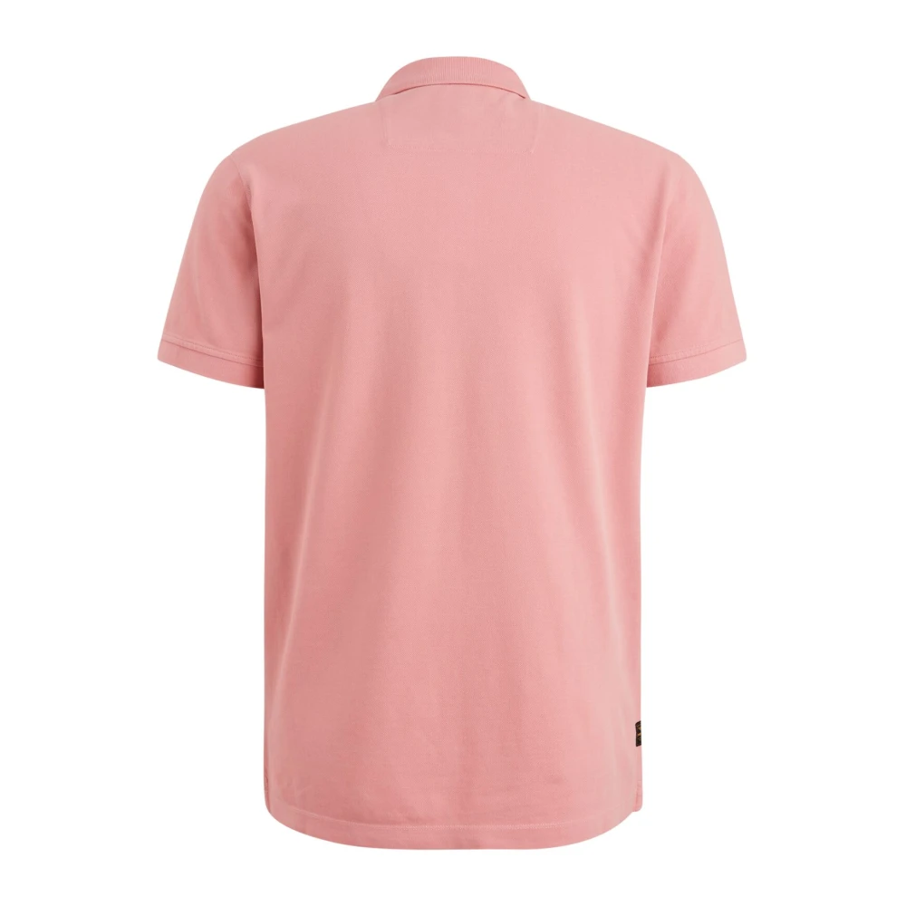 PME Legend Garment-Dyed Polo Shirt Pink Heren