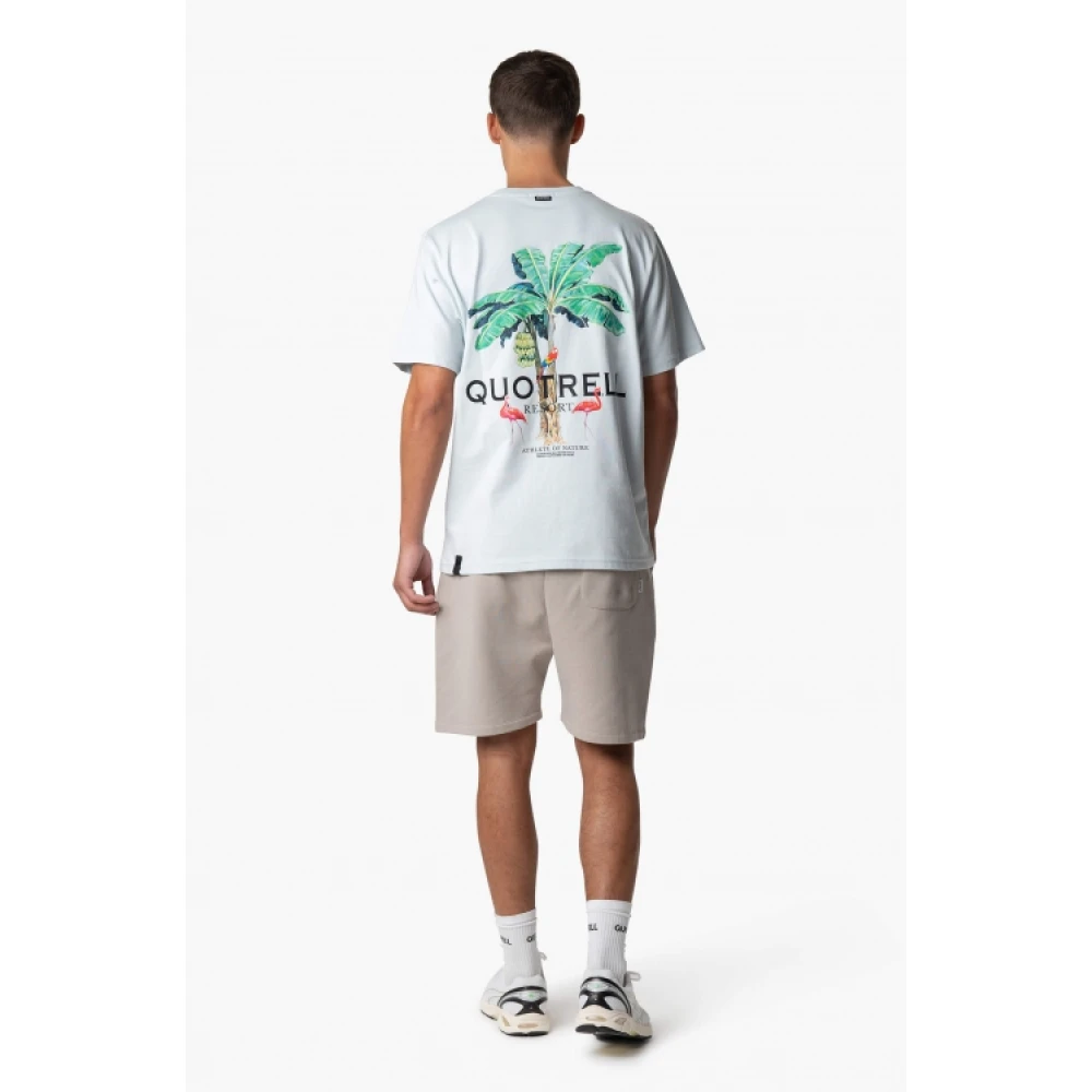 Quotrell Resort T-Shirt Heren Lichtblauw Blue Heren