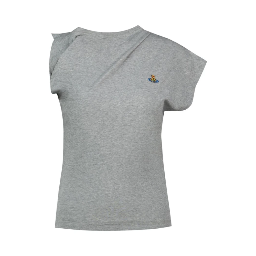 Vivienne Westwood Gray T-Shirts, Female, Xs, Hebo T-Shirt