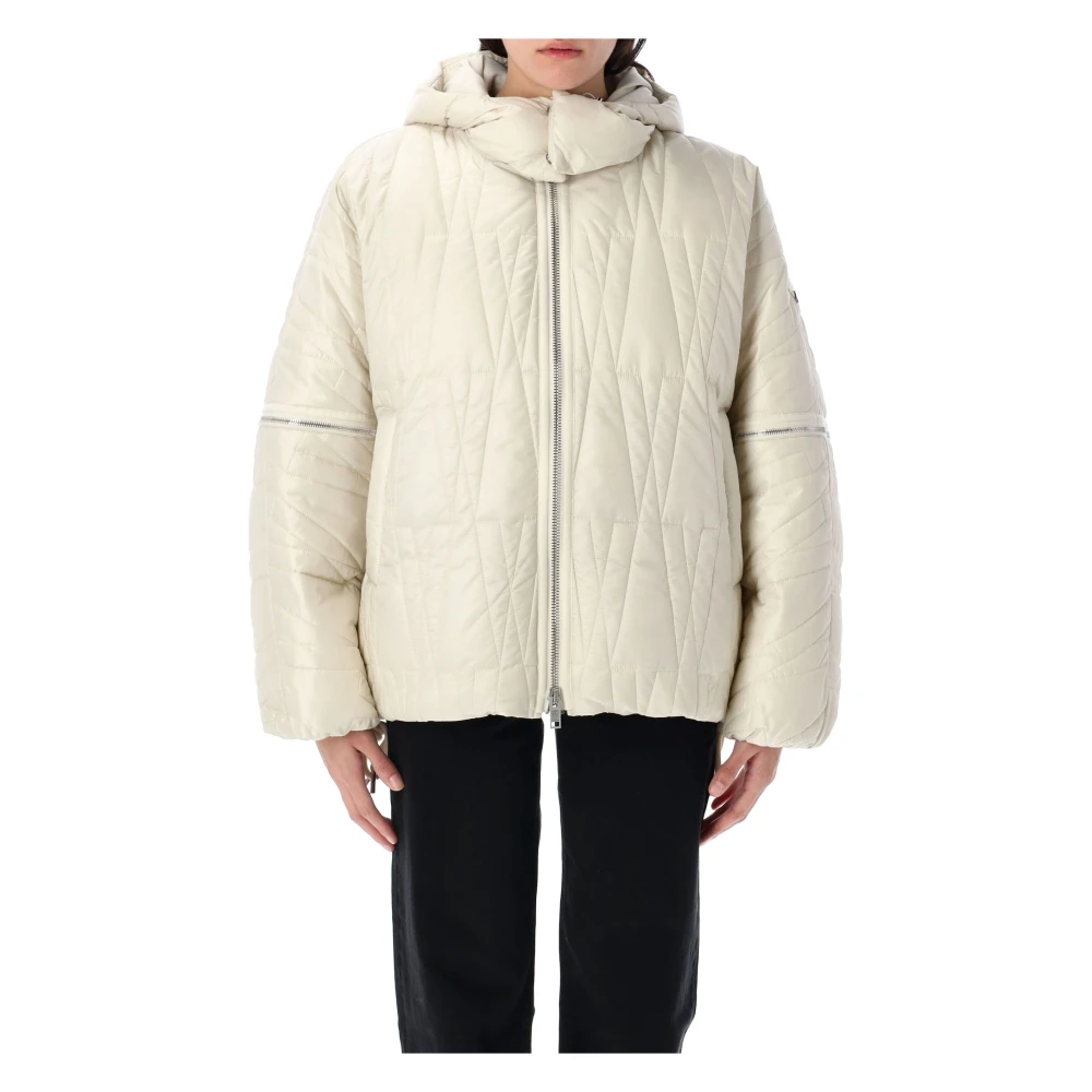 Moncler Witte Donsjas Haissa Aw24 White Dames