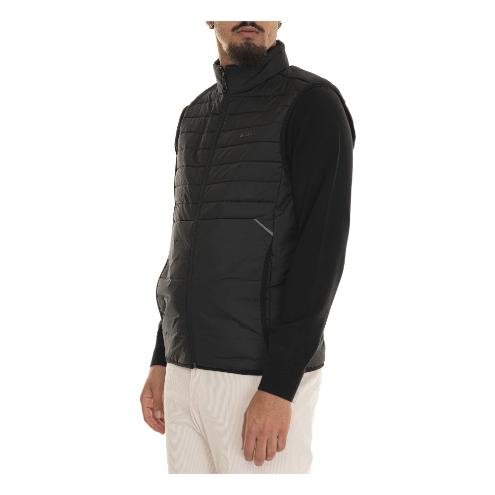 Boss Winter Pufferjas voor Mannen Black Heren