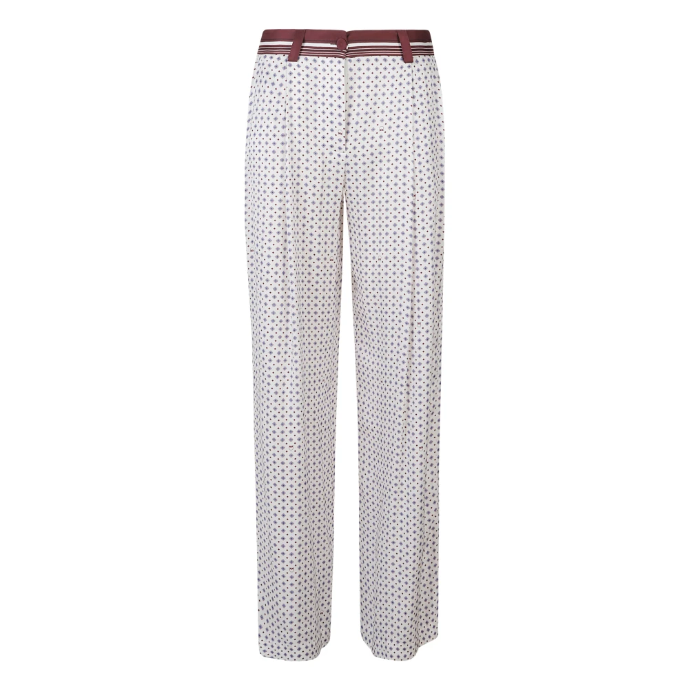 Pinko Women's Multicolor Wide Trousers, M, Ruth Trousers