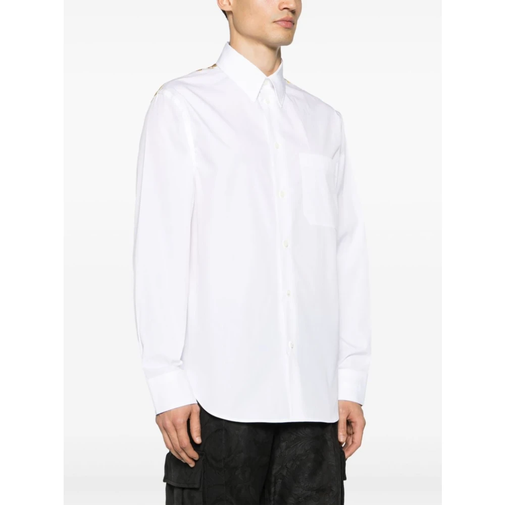Versace Witte Shirts voor Mannen Ss24 White Heren